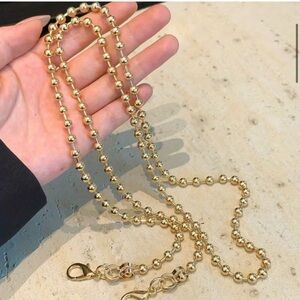 Beaded Chain Purse Strap